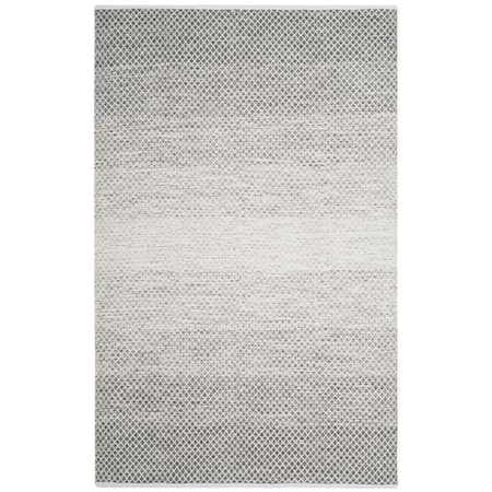 Safavieh 4 x 6 ft. Small Rectangle Montauk Hand Woven RugLight Grey & Ivory MTK601K-4